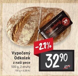 Chléb Vypečený Odkolek