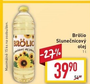 Slunečnicový olej Brölio