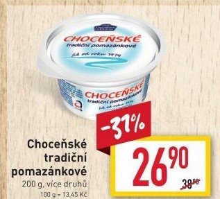 Tradiční pomazánkové Choceňské