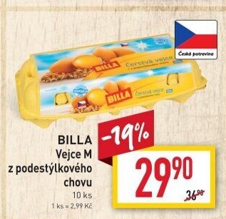 Vejce z podestýlky M Billa