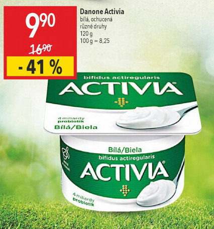 Bílý jogurt Activia Danone