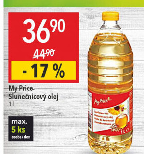 Slunečnicový olej My Price
