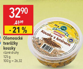 Sýr tvarůžky olomoucké kousky s kořením A.W.
