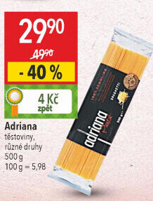 Těstoviny semolinové Adriana