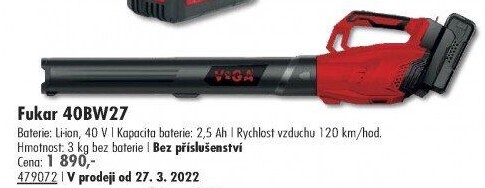 Aku fukar na listí VeGA 40BW27
