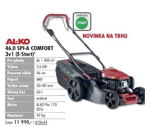Benzínová sekačka AL-KO 46.0 SPI-A Comfort