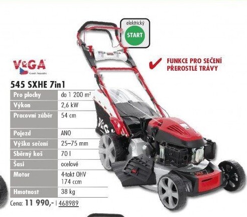 Benzínová sekačka VeGA 545SXHE