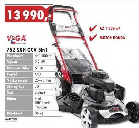Benzínová sekačka VeGA 752SXHGCV