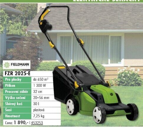 Elektrická sekačka Fieldmann FZR 2025 E