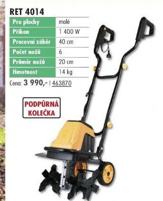Elektrický kultivátor Riwall RET 4014