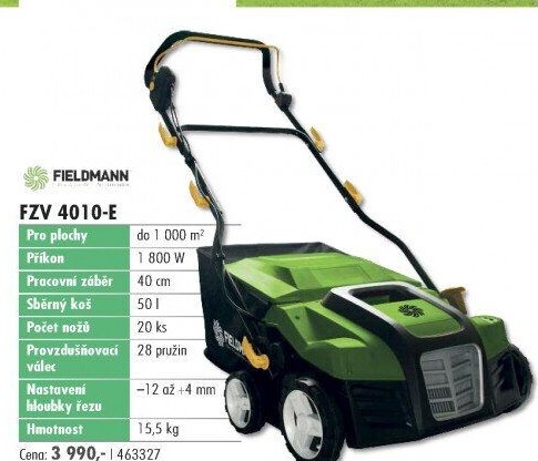 Elektrický vertikutátor Fieldmann FZV4010E