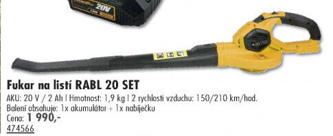 Fukar listí Riwall Rabl 20 Set