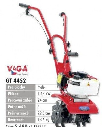 Kultivátor benzinový VeGA GT 4452