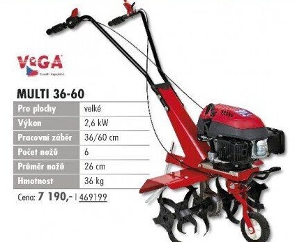 Kultivátor benzinový VeGA MULTI 3660