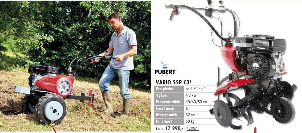 Kultivátor Pubert Vario 55PC3