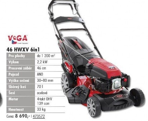 Motorová sekačka 6in1 VeGA 46 HWXV