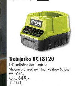 Nabíječka Ryobi