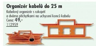 Organizer kabelů