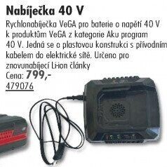 Rychlonabíječka baterií VeGA