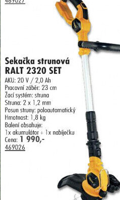 Strunová sekačka Riwall RALT 2320 SET
