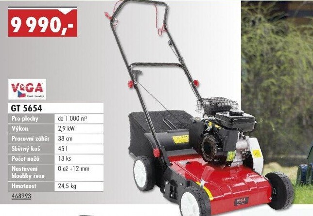 Vertikutátor benzinový VeGA GT5654