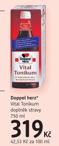 Doplněk stravy Vital Tonikum Doppel herz