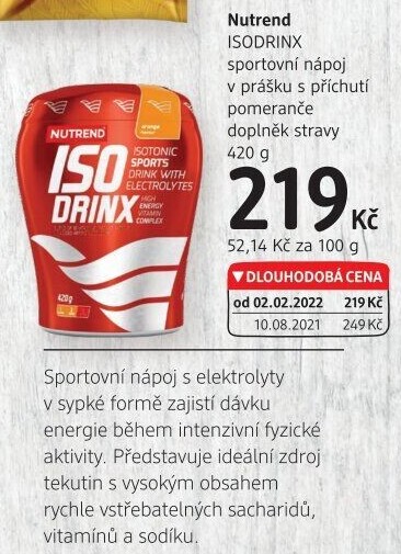 IsoDrinx Nutrend