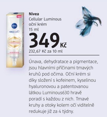 Krém oční Cellular Luminous Nivea
