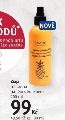 Mlhovina na tělo Ziaja