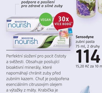 Pasta na zuby Nourish Sensodyne