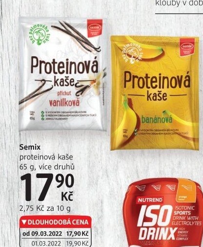 Proteinová kaše Semix