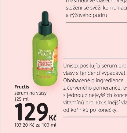 Sérum na vlasy Fructis Garnier