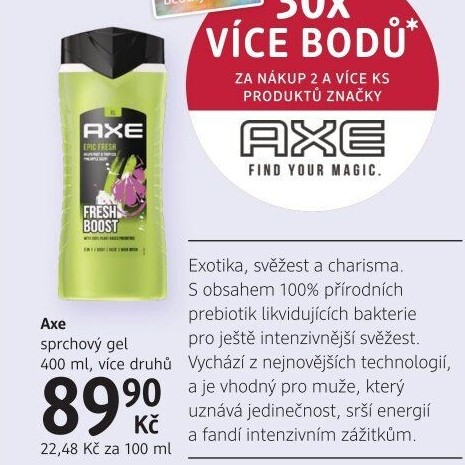 Sprchový gel Axe