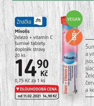 Šumivé tablety Mivolis