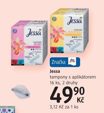 Tampony s aplikátorem Jessa