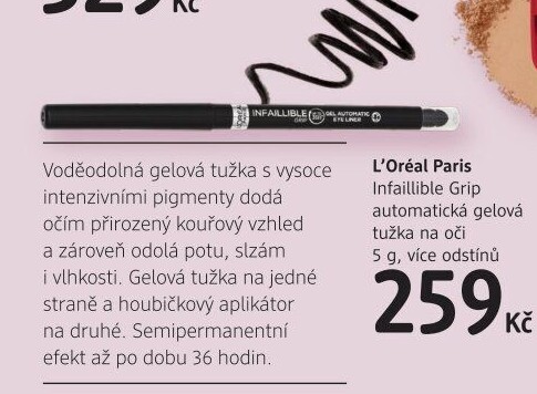 Tužka na oči Infaillible Grip gel L'