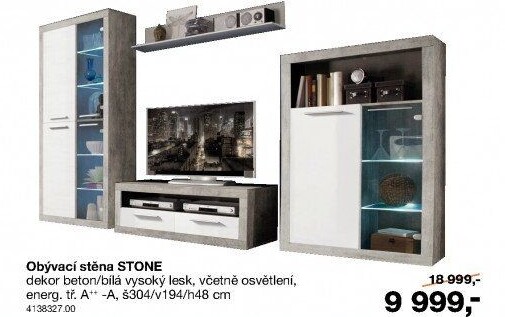 Obývací stěna Stone