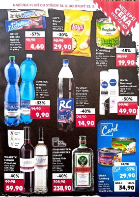 akční leták Kaufland 16.3.2022-22.3.2022