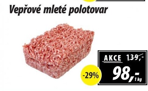 Maso mleté vepřové
