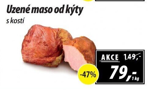 Uzené maso od kýty s kostí