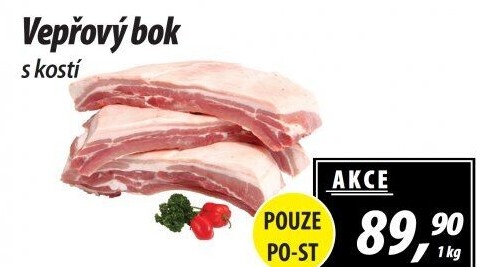 Vepřový bok s kostí