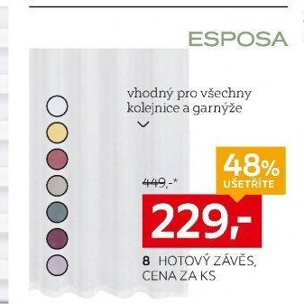 HOTOVÝ ZÁVĚS