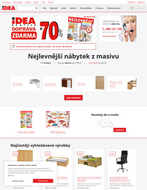 akční leták IDEA nábytek 15.3.2022-21.3.2022
