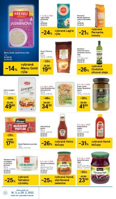 akční leták Tesco 16.3.2022-22.3.2022