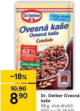 Ovesná kaše Dr. Oetker