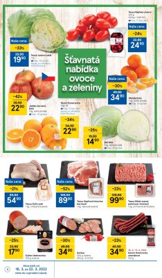 akční leták Tesco 16.3.2022-22.3.2022