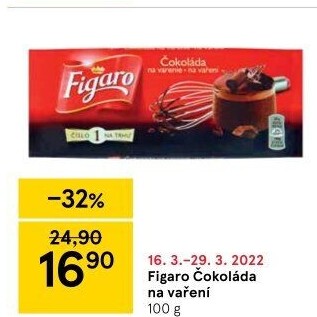 Čokoláda na vaření Figaro