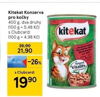 Konzerva pro kočky Kitekat