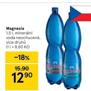 Přírodní voda Magnesia