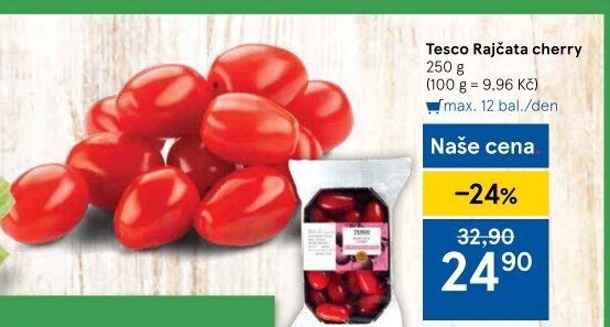 Rajčata cherry Tesco